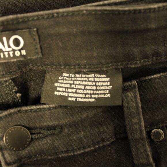 Buffalo David Bitton Women's Soft Stretch Pant Size 6/28 Black - Picture 7 of 7